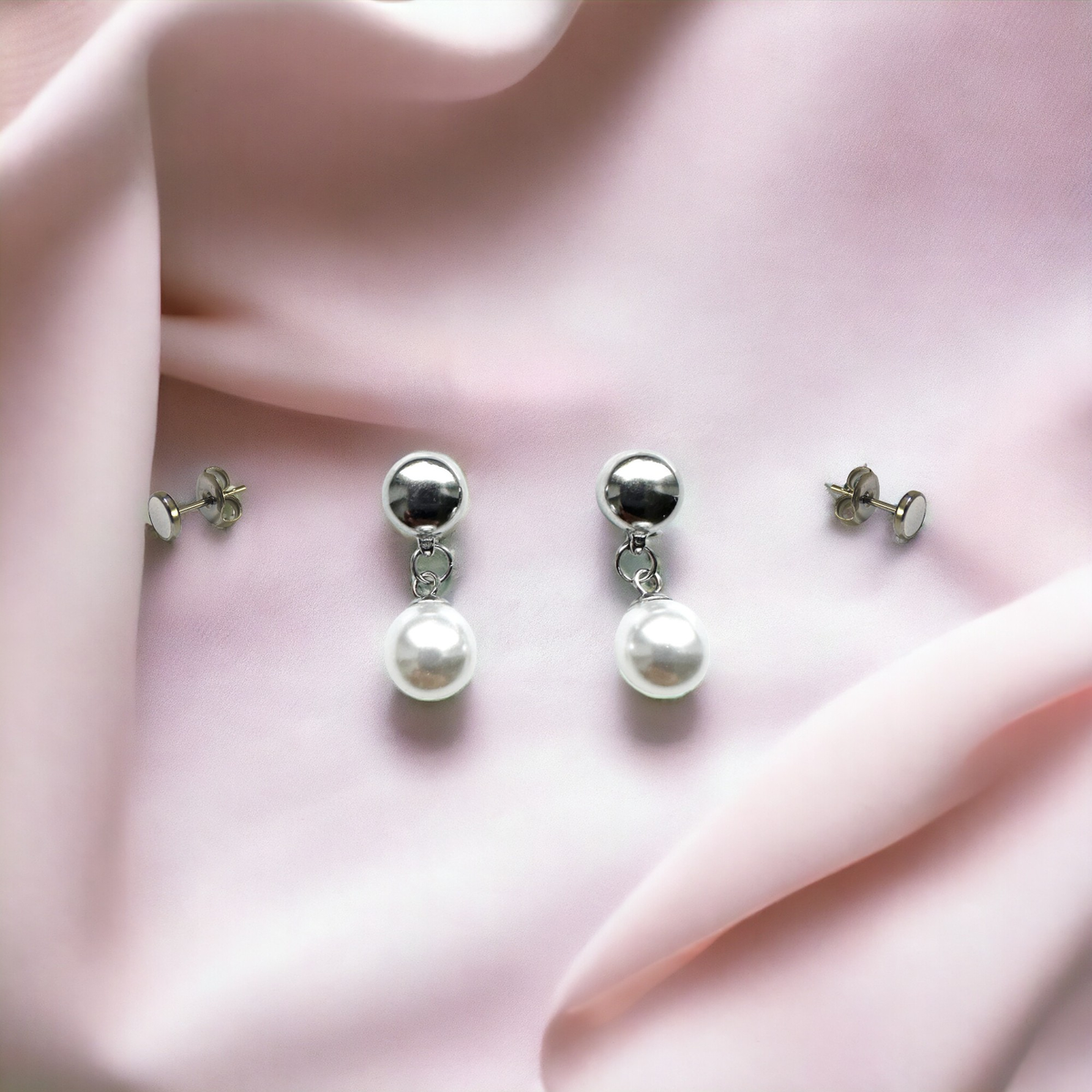 Interchangeable Hypoallergenic Titanium Earrings - Locally Made