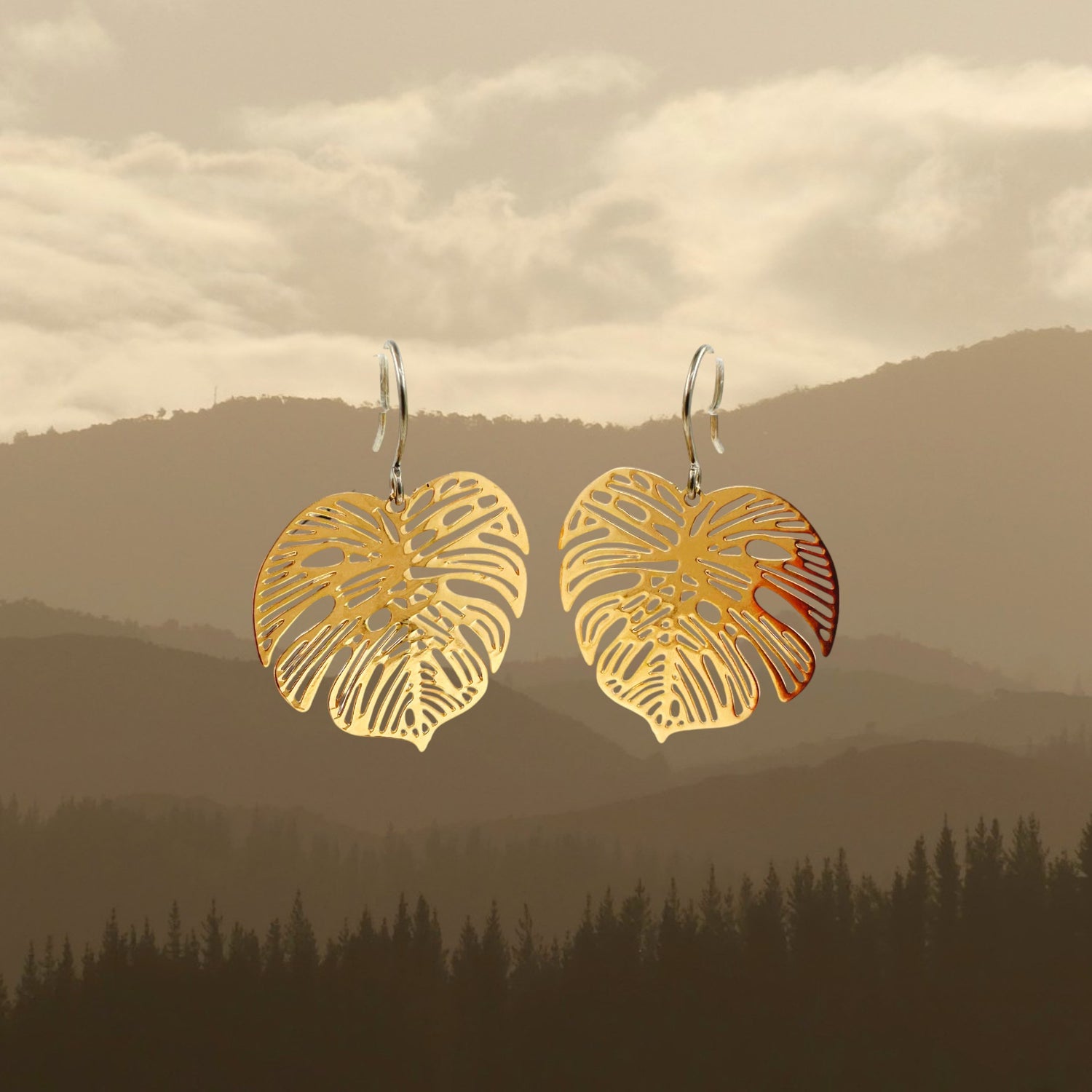 blue hypoallergenic earrings