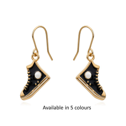 Boucles d'oreilles pendantes à breloque chaussure de course
