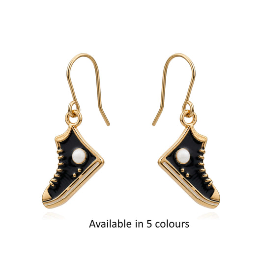 Boucles d'oreilles pendantes à breloque chaussure de course