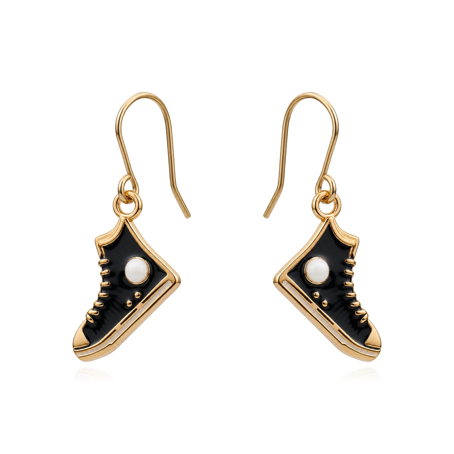 Boucles d'oreilles pendantes à breloque chaussure de course