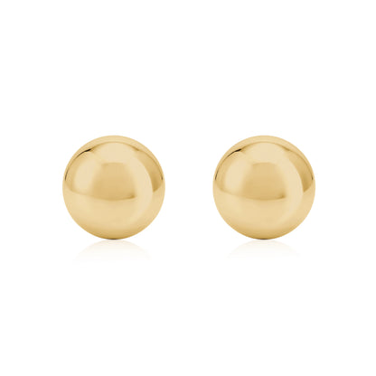  Gold Magnetic Stud covers. Detachable earrings for a truly hypoallergenic jewellery on a white back ground