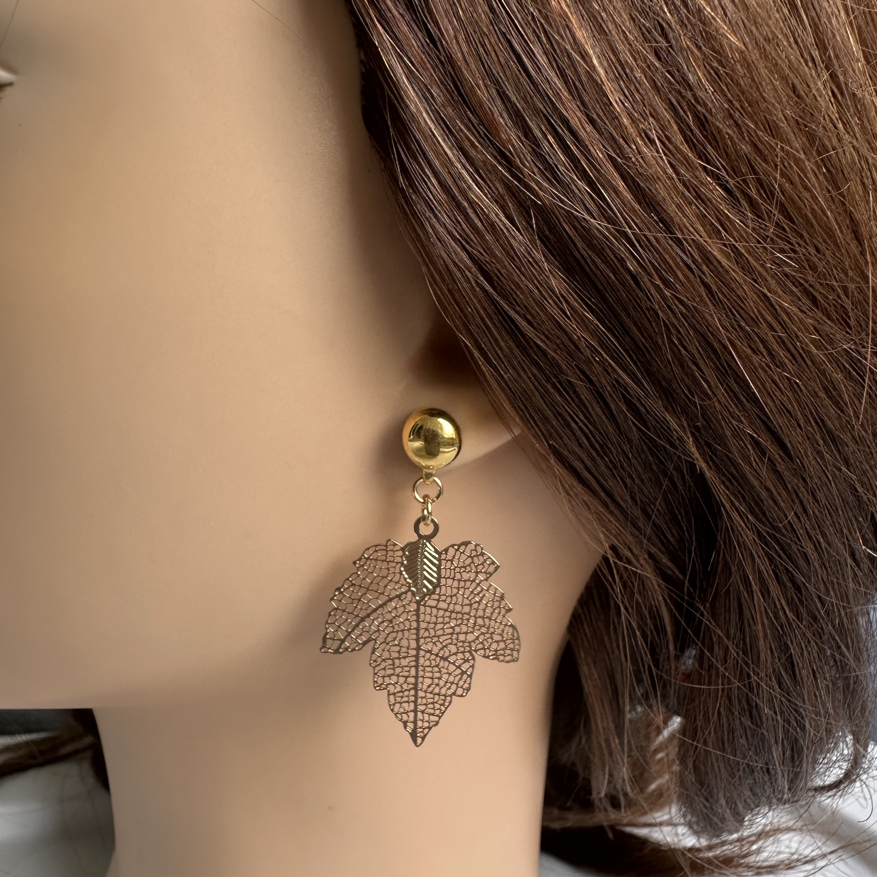 TI-GO Maple leaf earring - | Just-ti
