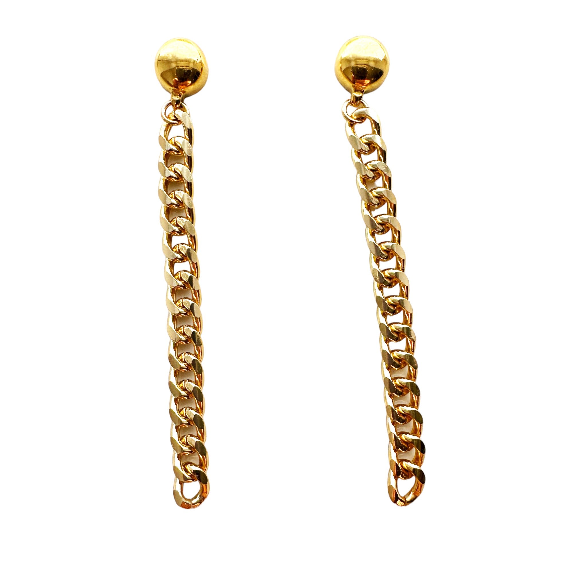 TI-GO Small gold chain earrings