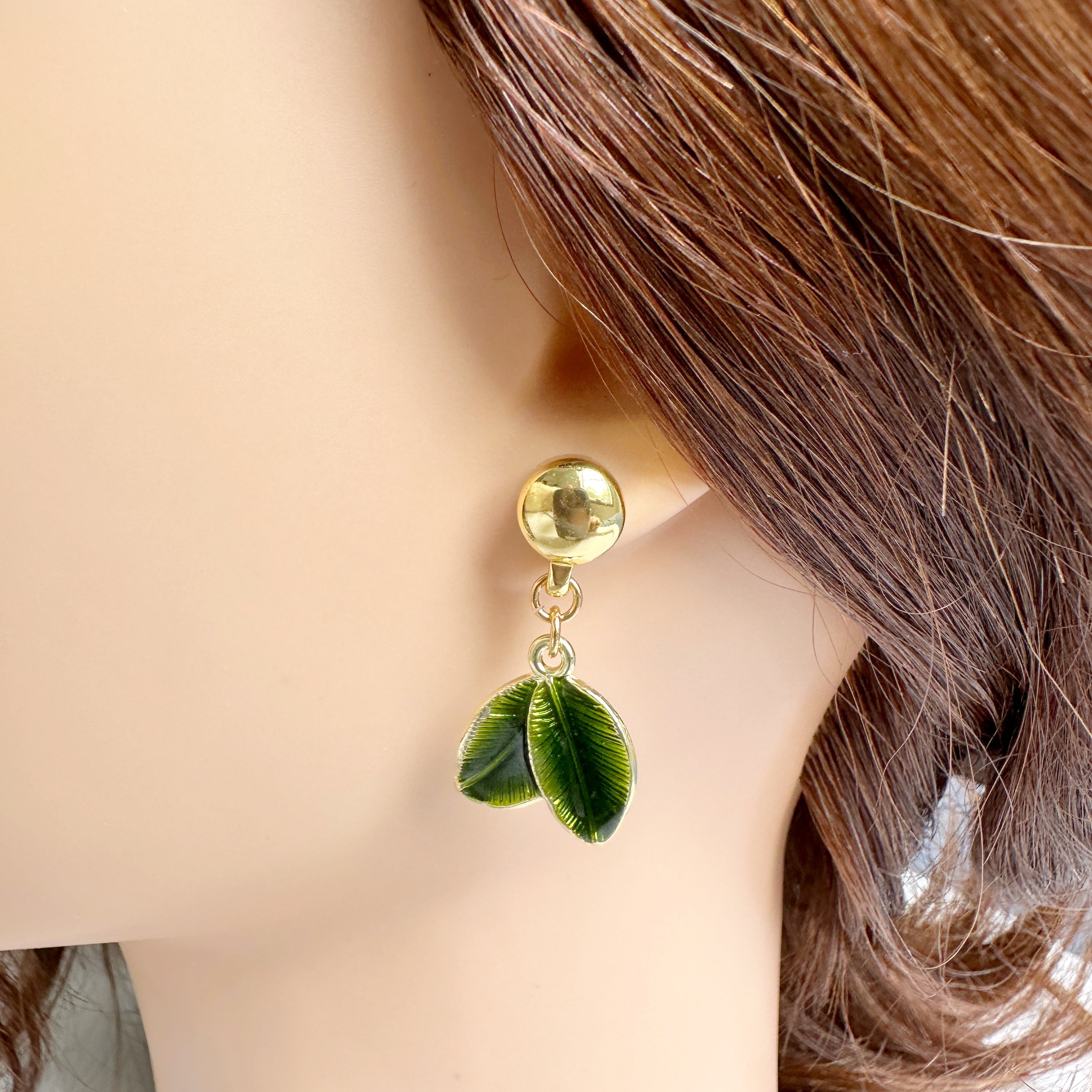 Boucles d'oreilles nature Ti-Go Leaf