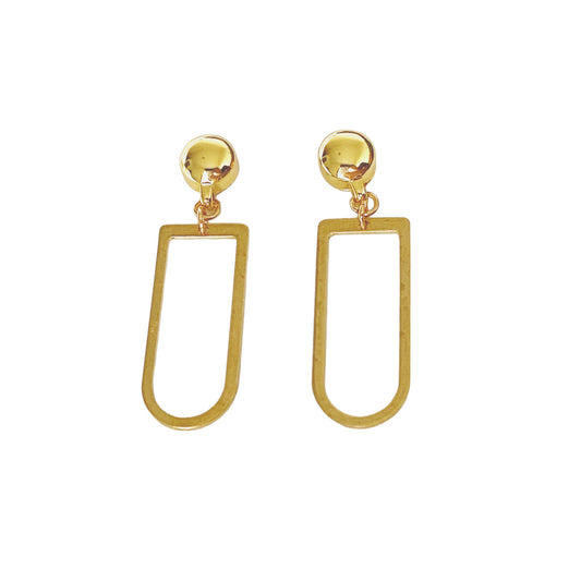 TI-GO Titanium Square Hoop  interchangeable earring. Detachable earrings for a truly hypoallergenic jewellery on a white background