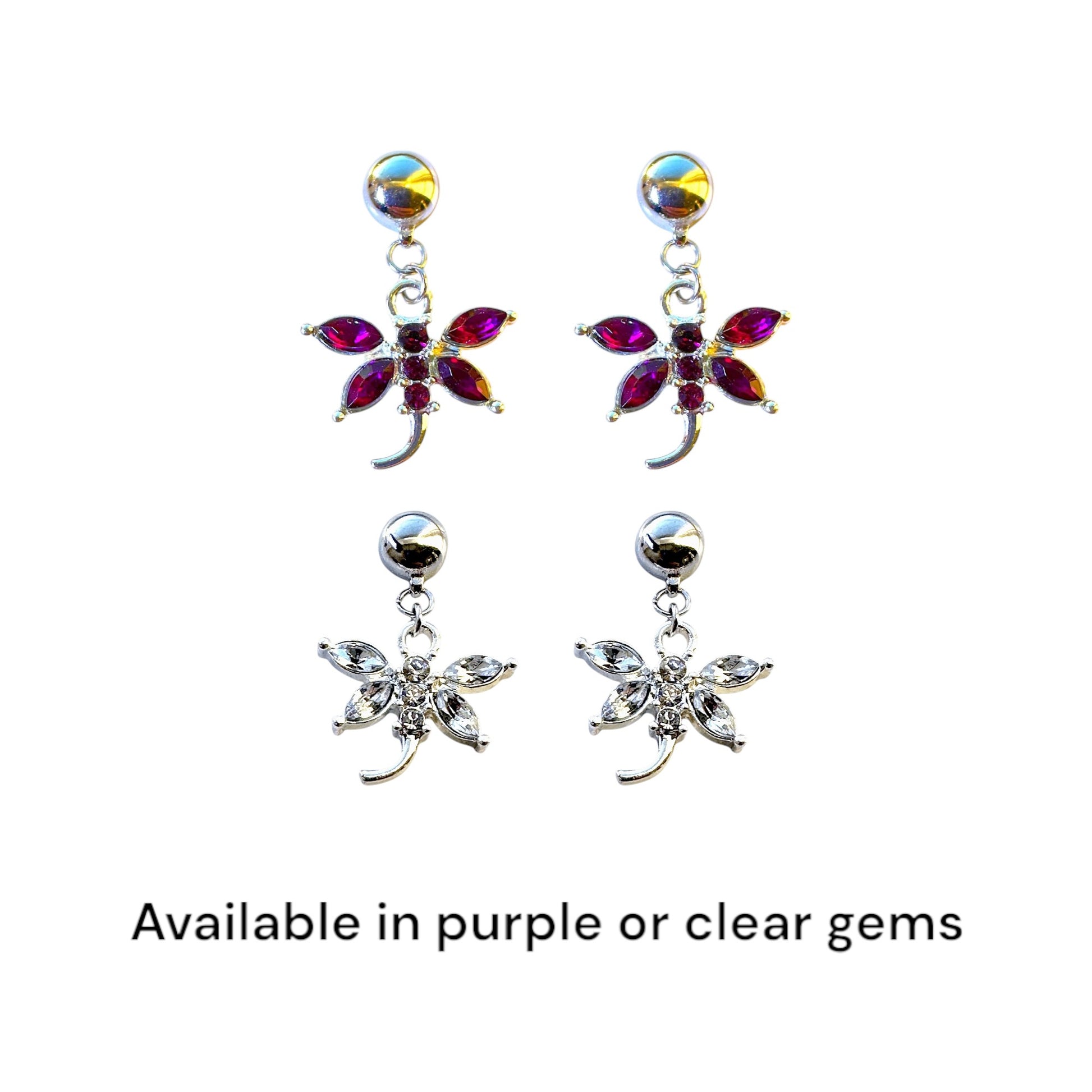 Interchangeable magnetic titanium earring Bejewelled Ti-Go available in two colors